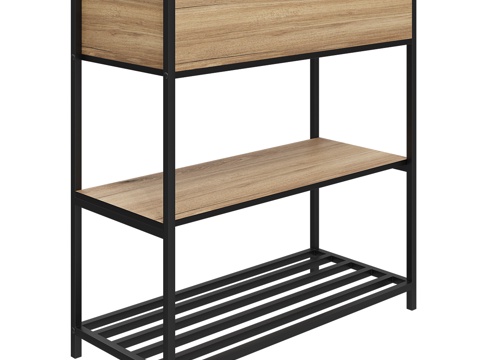 Nordic Shoe Cabinet Low Shoe Cabinet