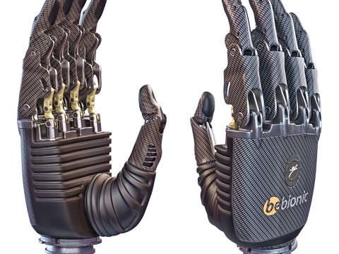 Modern mechanical arm robot hand