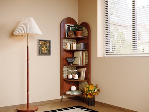 Mid-century Style Bookcase Bookshelf