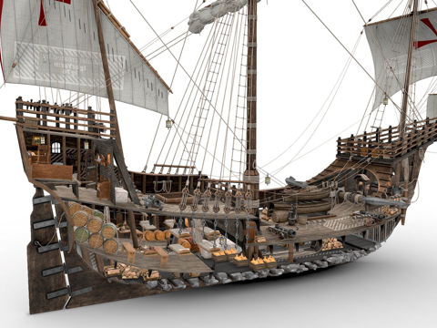 Columbus's ship Santa Maria