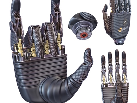 Modern mechanical arm robot hand