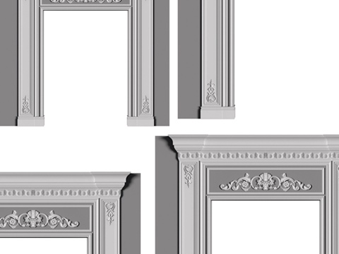 European style door frame lintel pass