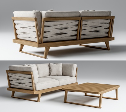 B & B Italia GIO outdoor double sofa