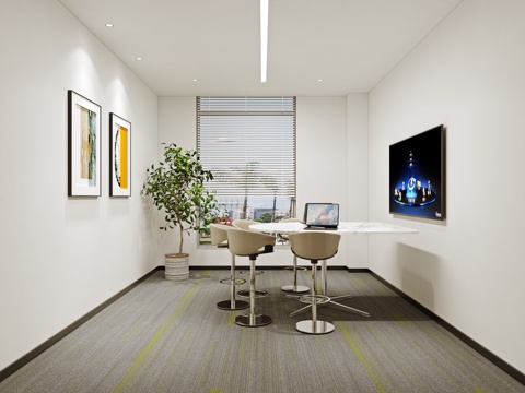 Modern Reception Room Office