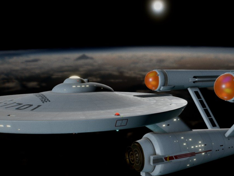 The Enterprise Starship Spaceship