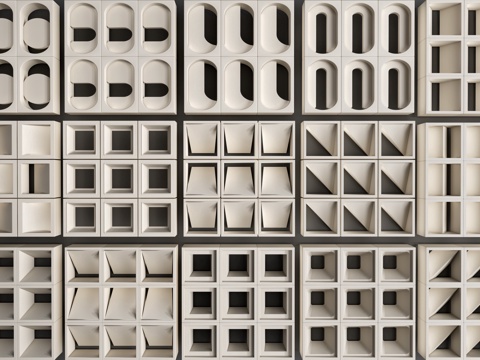 Modern precast brick wall cement brick wall cement brick partition