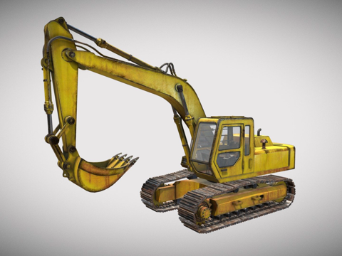 Excavator crane