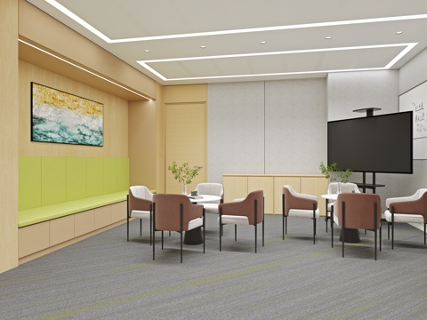 Office Discussion Area Negotiation Area Reception Room Meeting Area Leisure Area