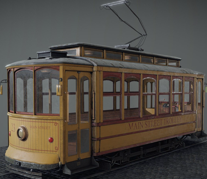 old tram