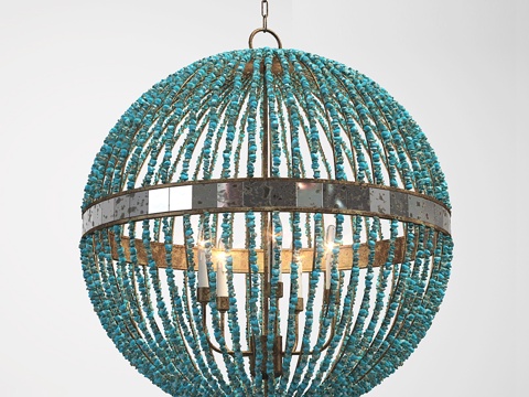 Currey & Company Crystal Chandelier