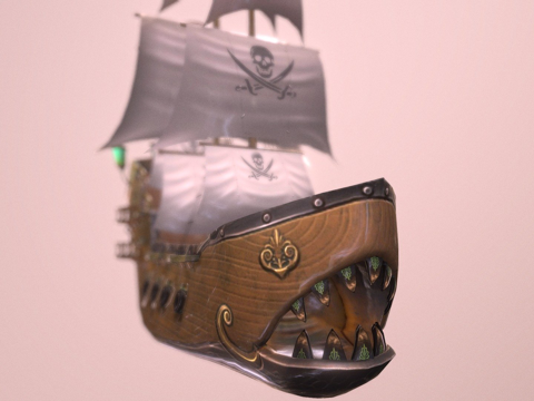 Monster Ship Pirate Ship Anime Sail