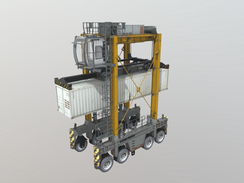 Straddle Carrier Container Truck