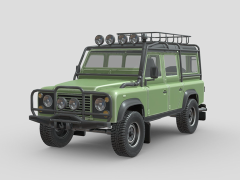 Land Rover Defender D110 car