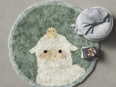 Modern Round Carpet Children's Carpet