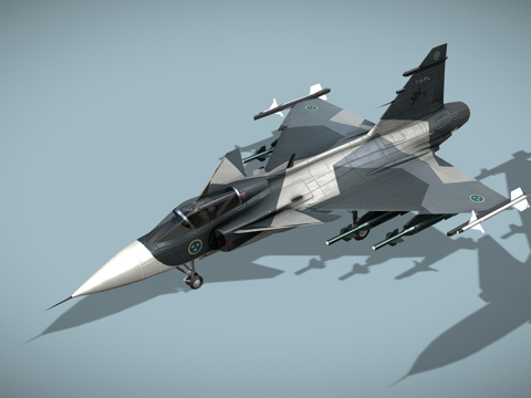 Saab JAS-39 Gripen Fighter Bomber