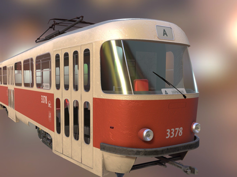 Tram urban rail