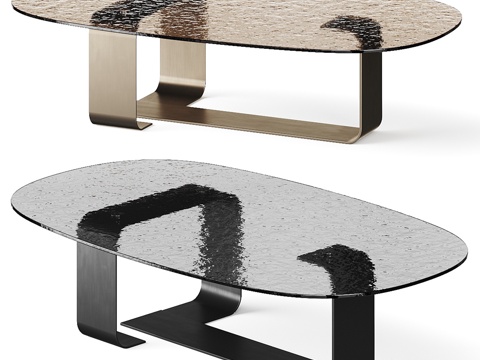 Calligaris glass coffee table