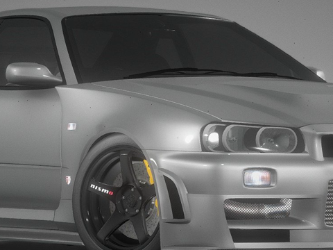 Nissan Skyline R34 Z-Tune Car Sedan