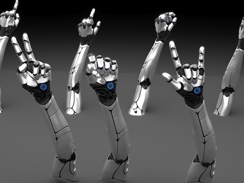 Mechanical Arm Machine Gesture