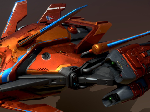 Sparrow Fighter Space Ship