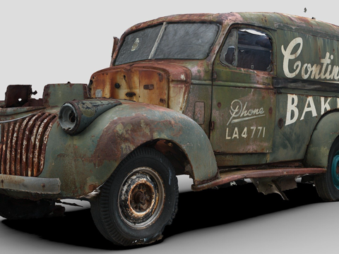 Rusty Bakery Car