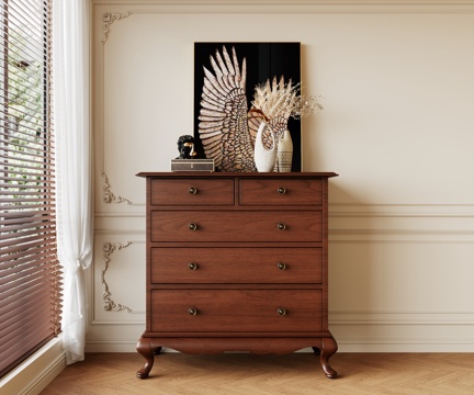 Antique Bucket Cabinet Side Cabinet