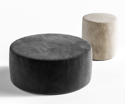 Cassina Ottoman Sofa Stool Round Stool