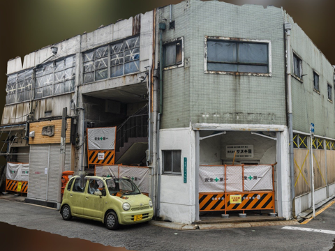 Japanese Architectural Exterior Condemned