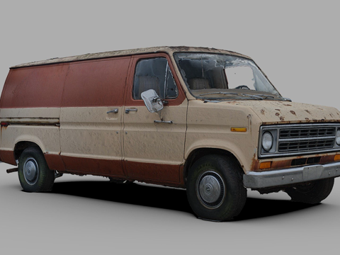 Brown van