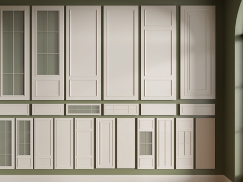 Cream Style door panel