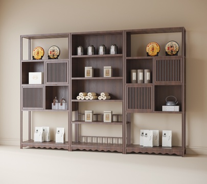 Chinese-style Antique Rack Storage Rack