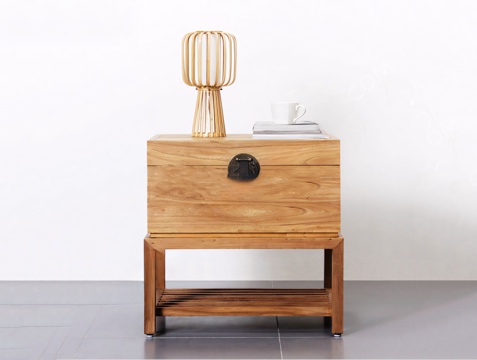 Log Bedside Cabinet