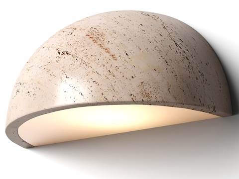 Cream Style stone wall lamp