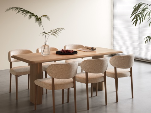 Modern Dining Table and Chair