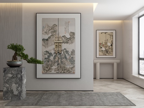 New Chinese Ink Painting Decorative Painting