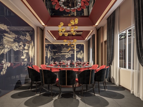 Chinese DiningRoom Room