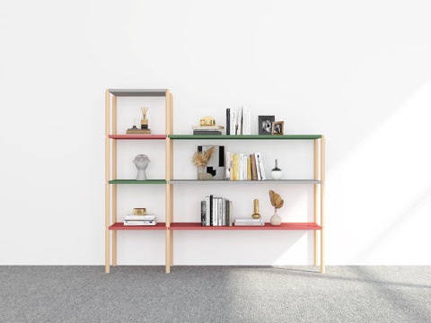 Modern Bookshelf Storage Rack Bookcase