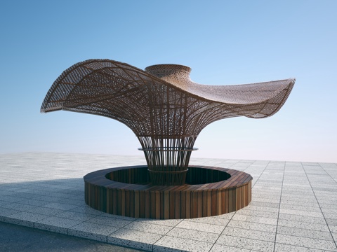 Modern outdoor chair special-shaped chair device