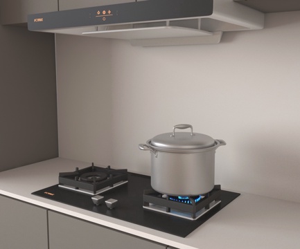 Range hood, range hood, gas stove, stove