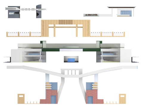 Modern Entrance Gate Landscape Gate Community Gate School Gate Enterprise Gate