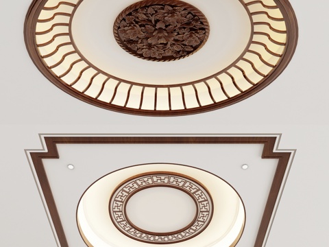 New Chinese-style Ceiling Round Ceiling Shape Ceiling