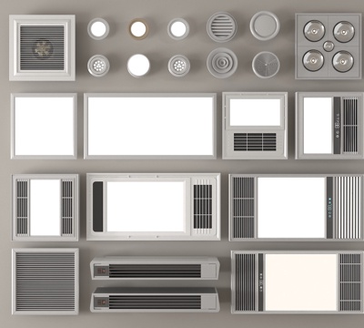 Exhaust fan Yuba integrated Yuba air heater