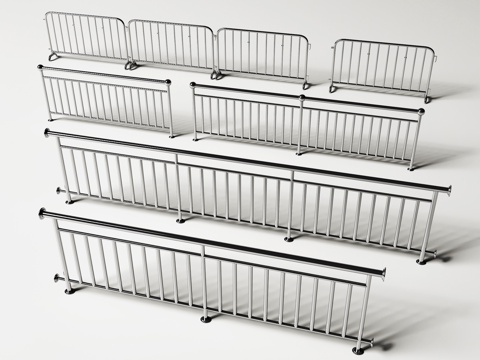 Modern stainless steel railing guardrail