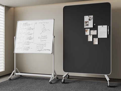 modern blackboard whiteboard mobile blackboard