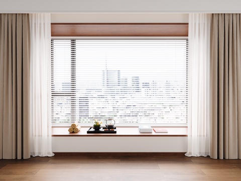 Modern Blinds Fabric Curtain Gauze Curtain