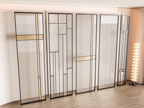 Modern partition partition screen