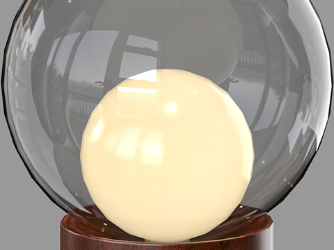 Modern Glass Table Lamp Ball Table Lamp