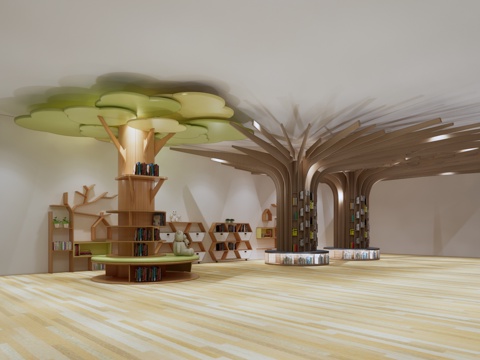 Modern Books Children's Reading Room