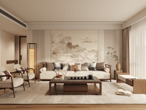 New Chinese Living Room