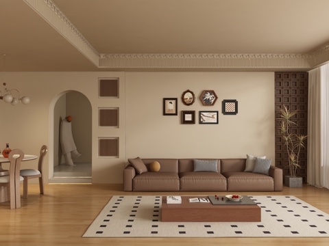 Mid-century Style Living Room